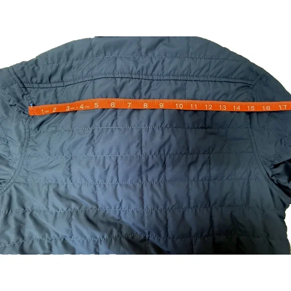 PATAGONIA Gratio Quilted Nano Puffer Jacket Mens X-Small Reversible Blue Plaid - Picture 11 of 13